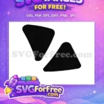 Free Black Rounded Forms Free Simple Doodle Style Decoration Elements Free SVG - Instant Download