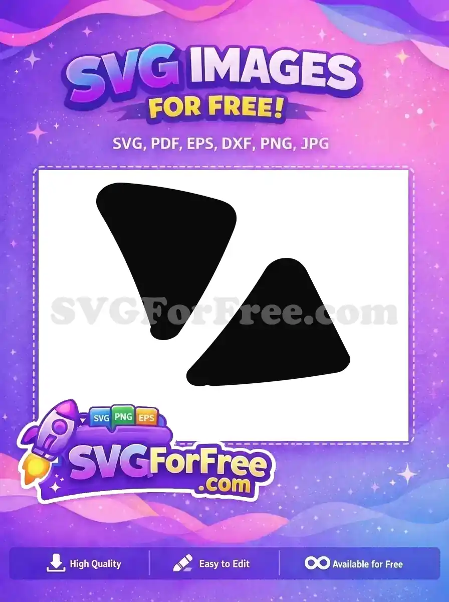 Free Black Rounded Forms Free Simple Doodle Style Decoration Elements Free SVG