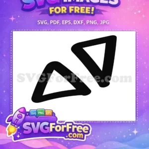 Free Black Doodle Triangles Free Decoration Elements Doodle Decoration Elements Free SVG