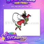 Free Sneaky Grinch Santa Suit Free Festive Gifts Dr Seuss Christmas Free SVG - Instant Download