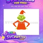 Free Mischievous Grinch Free Santa Outfit Dr Seuss Free SVG 1 - Instant Download