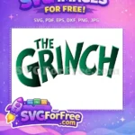 Free Green 3D Text Free Dr Seuss Grinch Christmas Movie Free SVG - Instant Download