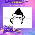 Free Black Grinch Hat Free Seuss Christmas Holiday Free SVG - Instant Download