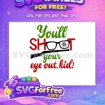 Free Broken Glasses Free Rifle Quote A Christmas Story Free Dr Seuss SVG - Instant Download