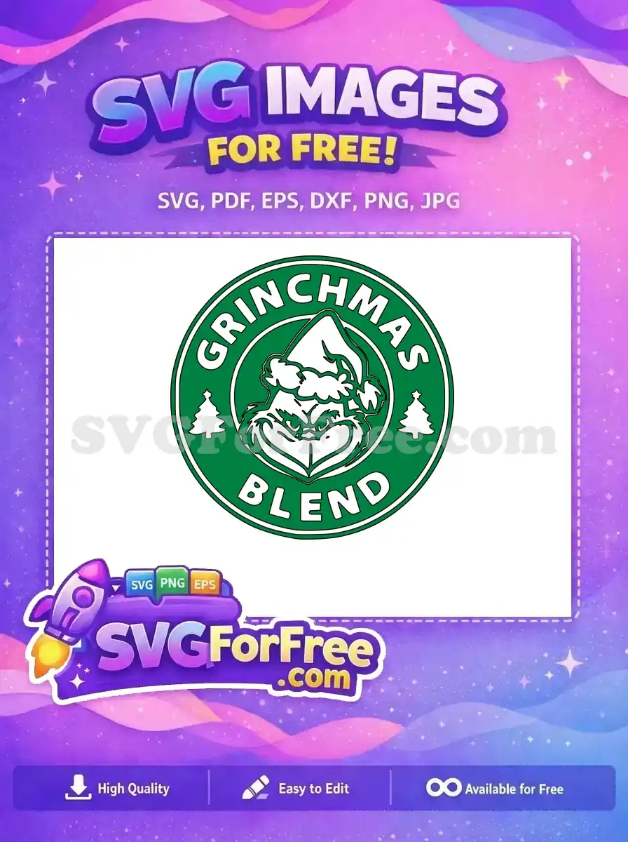 Free Grumpy Grinch Santa Hat Free Grinchmas Blend Logo Dr Seuss Free SVG