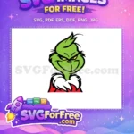 Free Grinch Smirk Free Red Coat Dr Seuss Free SVG - Instant Download