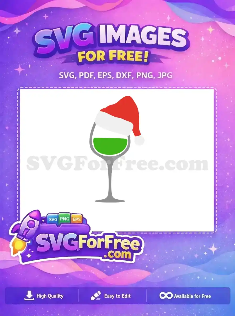 Free Red Santa Hat Free Grinch Green Drink Dr Seuss Christmas Free SVG