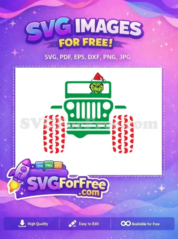 Free Grinch Santa Hat Free Green Jeep Red Tires Dr Seuss Grinch Free SVG Free Grinch Santa Hat Free Green Jeep Red Tires Dr Seuss Grinch Free SVG