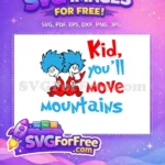 Free Happy Thing 1 Free Smiling Thing 2 Dr Seuss Quote Free SVG - Instant Download