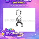 Free Happy Boy Free Striped Dr Seuss Free SVG - Instant Download