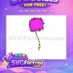 Free Pink Fluffy Free Yellow Trunk Dr Seuss Lorax Free SVG - Instant Download