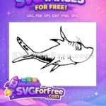 Free Whimsical Fish Free Smiling Eyelashes Dr Seuss Free SVG - Instant Download
