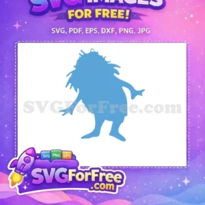 Free Blue Fuzzy Creature Free Whimsical Dr Seuss Free SVG Free Blue Fuzzy Creature Free Whimsical Dr Seuss Free SVG
