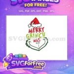 Free Red Santa Hat Free Grinchmas Green Text Dr Seuss Free SVG - Instant Download