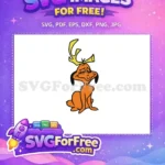 Free Sad Orange Max Free Yellow Antlered Dr Seuss Grinch Free SVG - Instant Download