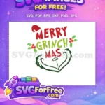 Free Red Santa Hat Free Grinch Outline Dr Seuss Grinchmas Free SVG - Instant Download