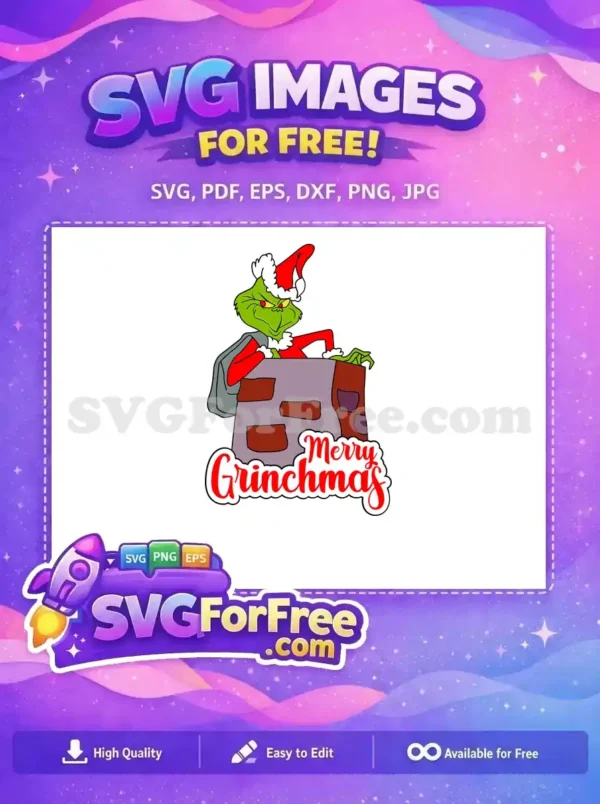 Free Dr Seuss Grinch Free Sneaky Grinchmas Free SVG
