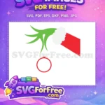Free Green Grinch Hand Free Red Sleeve Ornament Dr Seuss Free SVG - Instant Download