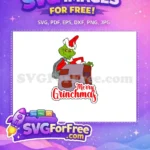 Free Sneaky Grinch Red Hat Free Merry Grinchmas Dr Seuss Christmas Free SVG - Instant Download