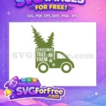 Free Green Truck Free Christmas Farm Dr Seuss Free SVG - Instant Download