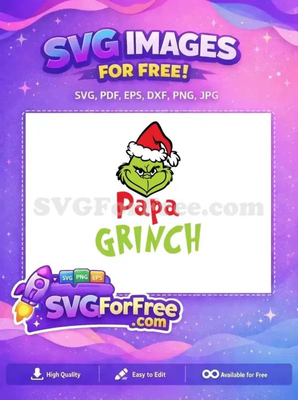 Free Grumpy Papa Grinch Free Red Santa Hat Dr Seuss Christmas Free SVG Free Grumpy Papa Grinch Free Red Santa Hat Dr Seuss Christmas Free SVG