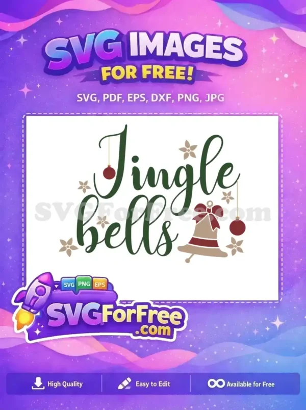 Free Jingle Bells green script Free red ornaments Dr Seuss Free SVG Free Jingle Bells green script Free red ornaments Dr Seuss Free SVG