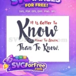 Free Whimsical Red Blue Free Educational Quote Dr Seuss Quotes Free SVG - Instant Download