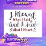 Free Blue Red Free Script Quote Dr Seuss Quotes Free SVG - Instant Download