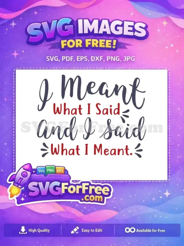 Free Blue Red Free Script Quote Dr Seuss Quotes Free SVG