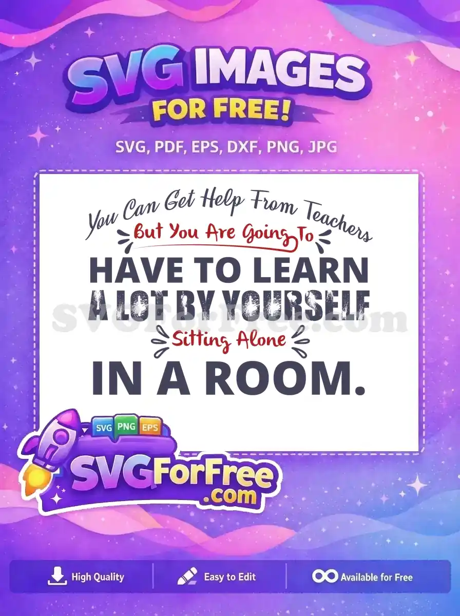 Free Distressed Typography Free Motivational Quote Dr Seuss Quotes Free SVG