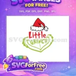 Free Red Santa Free Little Grinch Dr Seuss Christmas Free SVG - Instant Download