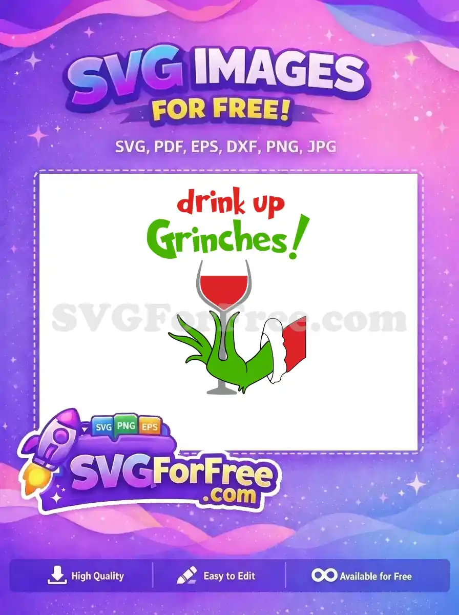 Free Grinch Free wine Grinches Dr Seuss Free SVG