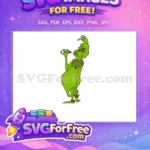 Free Angry Green Grinch Free Scowling Red Eyes Dr Seuss Free SVG - Instant Download