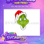 Free Grinch Hat Free Smiling Green Dr Seuss Free SVG - Instant Download