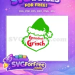 Free Green Grinch hat Free Red Grandma Grinch text Dr Seuss Free SVG - Instant Download