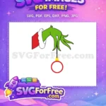 Free Grinch Green Hand Free Red Ornament Dr Seuss Christmas Free SVG 6 - Instant Download