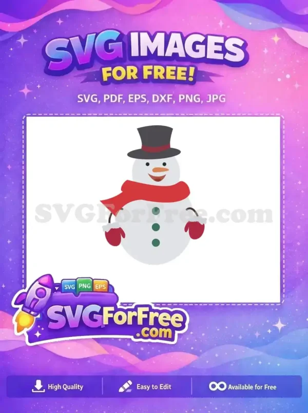 Free Happy Snowman Free Red Scarf Dr Seuss Christmas Free SVG