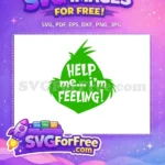Free Green Grinch Head Free Emotional Quote Dr Seuss Free SVG - Instant Download