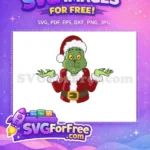 Free Grinch Shrugging Free Santa Suit Dr Seuss Free SVG - Instant Download