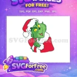 Free Sly Green Grinch Free Red Santa Hat Dr Seuss Free SVG - Instant Download
