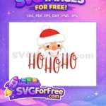 Free Smiling Santa Red Hat Free Hohoho Dr Seuss Free SVG - Instant Download