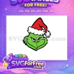 Free Grumpy Free Red Hat Dr Seuss Grinch Free SVG - Instant Download