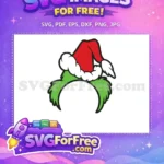 Free Grinch Santa Hat Free Green Fur Dr Seuss Free SVG - Instant Download