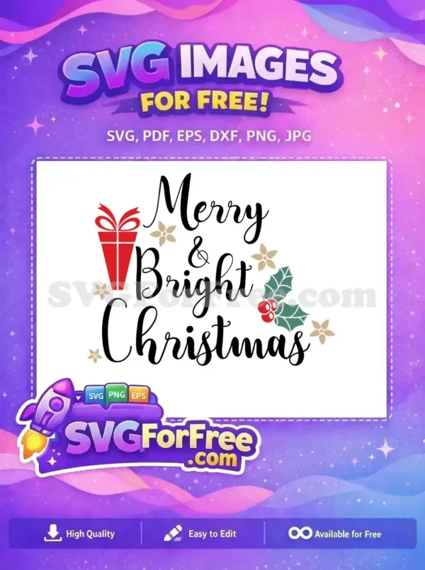 Free Whimsical Script Free Red Holly Dr Seuss Christmas Quote Free SVG