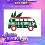 Free Christmas Trees Free Family Christmas Van Dr Seuss Free SVG - Instant Download