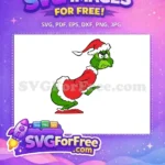 Free Grumpy Green Grinch Free Red Santa Suit Dr Seuss Christmas Free SVG 2 - Instant Download