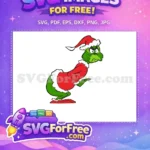 Free Angry Grinch Face Free Santa Outfit How The Grinch Free SVG - Instant Download