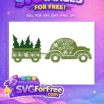 Free Merry Bright Free Christmas Trees Dr Seuss Free SVG - Instant Download