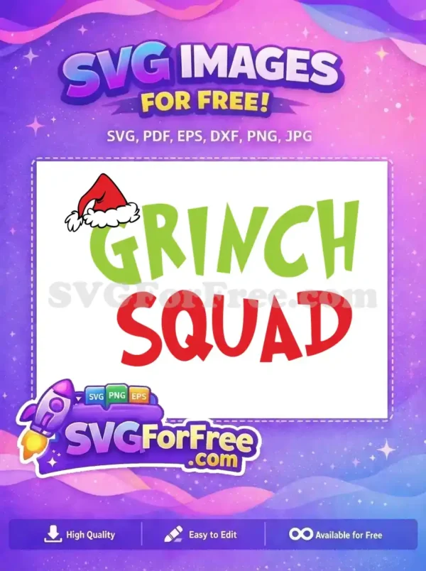 Free Red Hat Free Grinch Squad Dr Seuss Free SVG Free Red Hat Free Grinch Squad Dr Seuss Free SVG