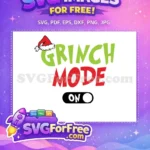 Free Grinch Mode Free Santa Hat Dr Seuss Grinch Free SVG - Instant Download